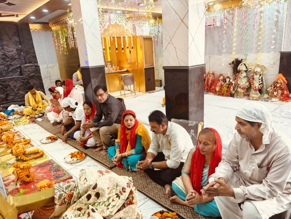 Shri Radha Krishna Temple Shakti Nagar is holding an idol installation ceremony from November 6th to 10th